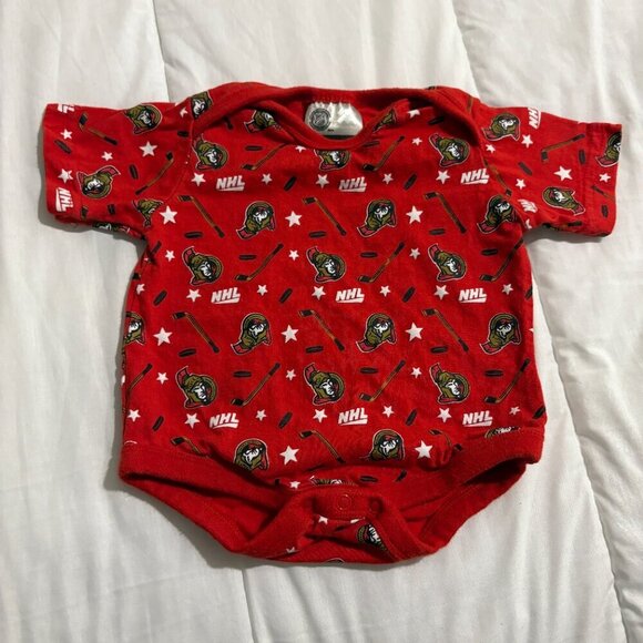 Ottawa Senators NHL Hockey Baby body suit Size 3m - Picture 2 of 7